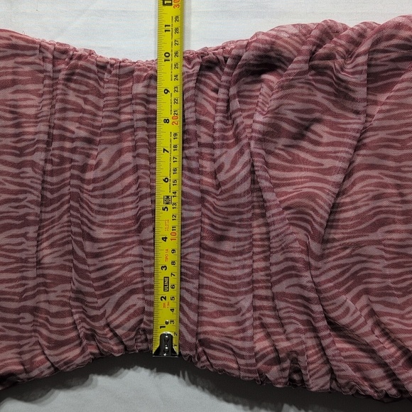 Shein Elegant Pink Zebra Print Dress Size Small - Picture 8 of 10